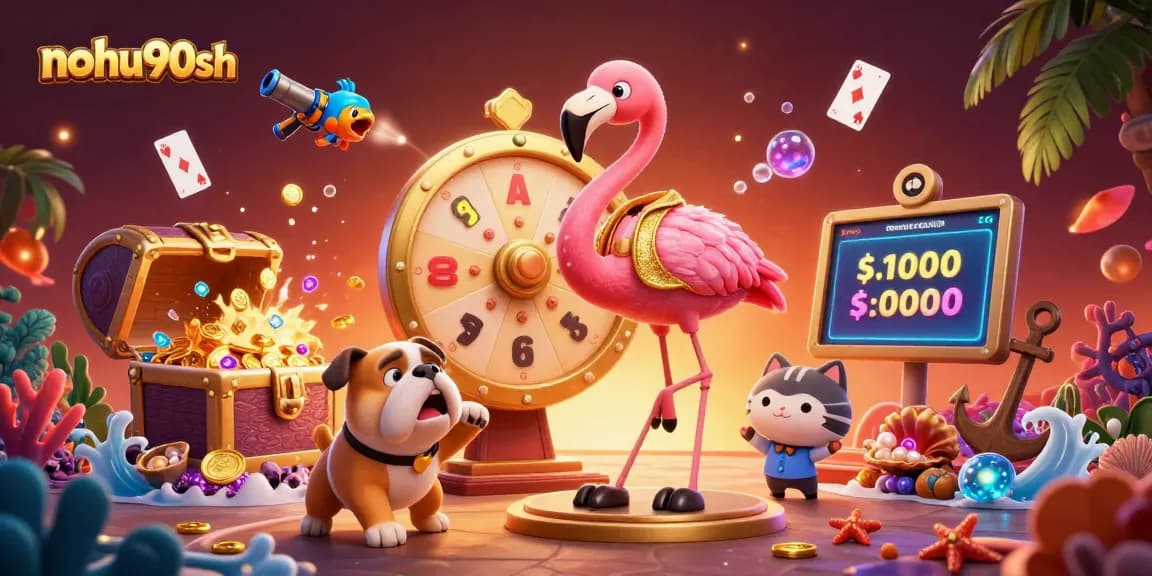 Engaging players at nohu90sh, showcasing a dynamic casino experience with prizes and excitement.
