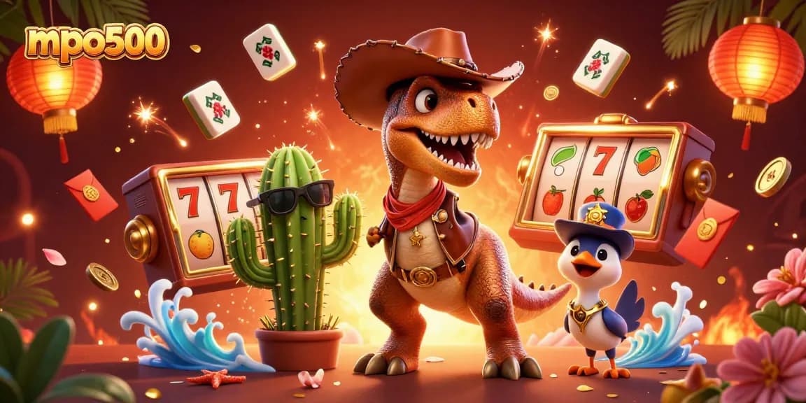Engage with games on mpo500, featuring vibrant characters and dynamic casino elements.