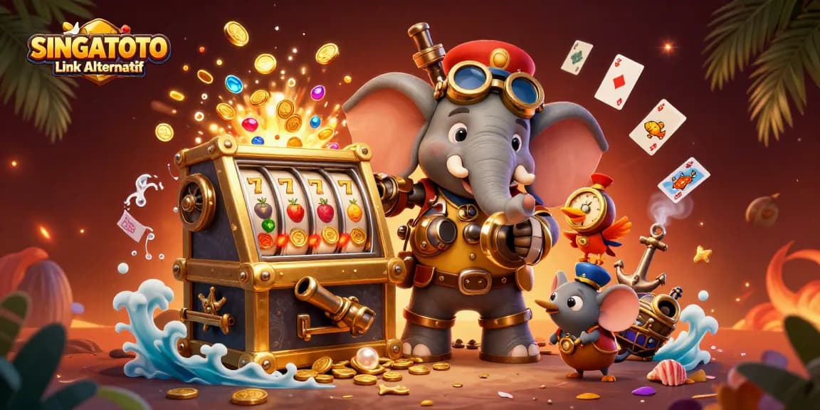 Menangkan permainan dengan SINGATOTO Link Alternatif melalui slot emas mengagumkan dan karakter penuh warna.