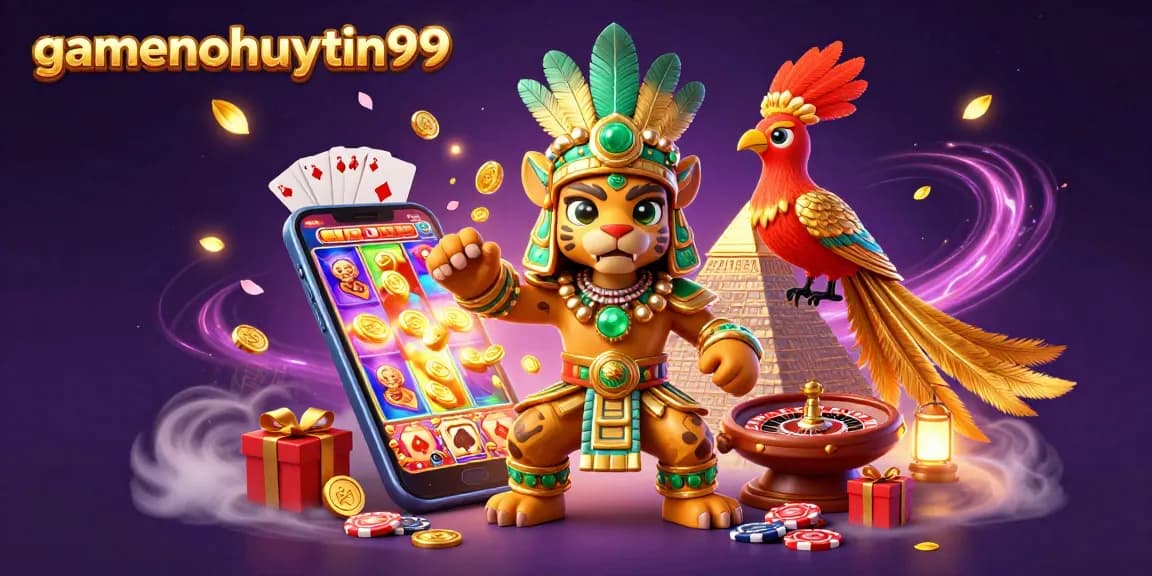Experience the thrill of gamenohuuytin99 with an ultra-detailed 3D casino scene full of excitement.