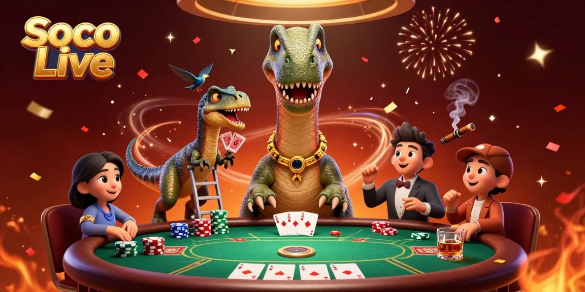 Soco Live offers thrilling poker action with dynamic characters and casino elements for an engaging gaming experience.