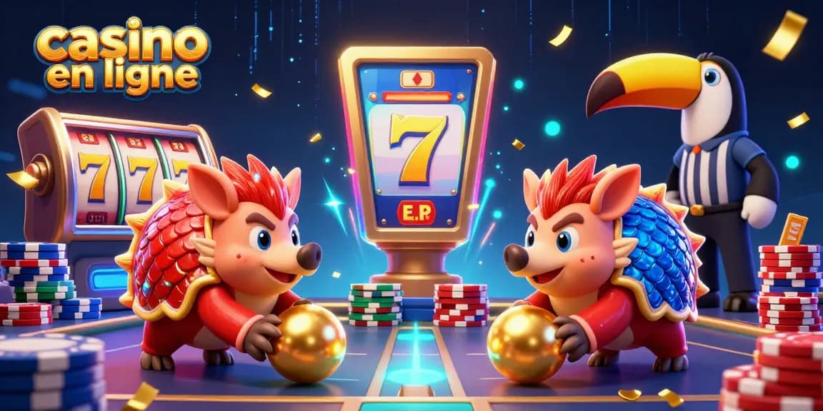 Les pangolins rivaux dans un casino en ligne font exploser des jackpots glissants.