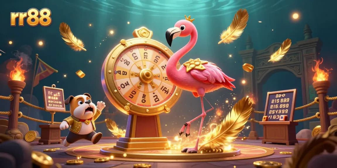 Experience thrilling gaming at rr88 with vibrant characters and exciting prizes in a dynamic casino scene.