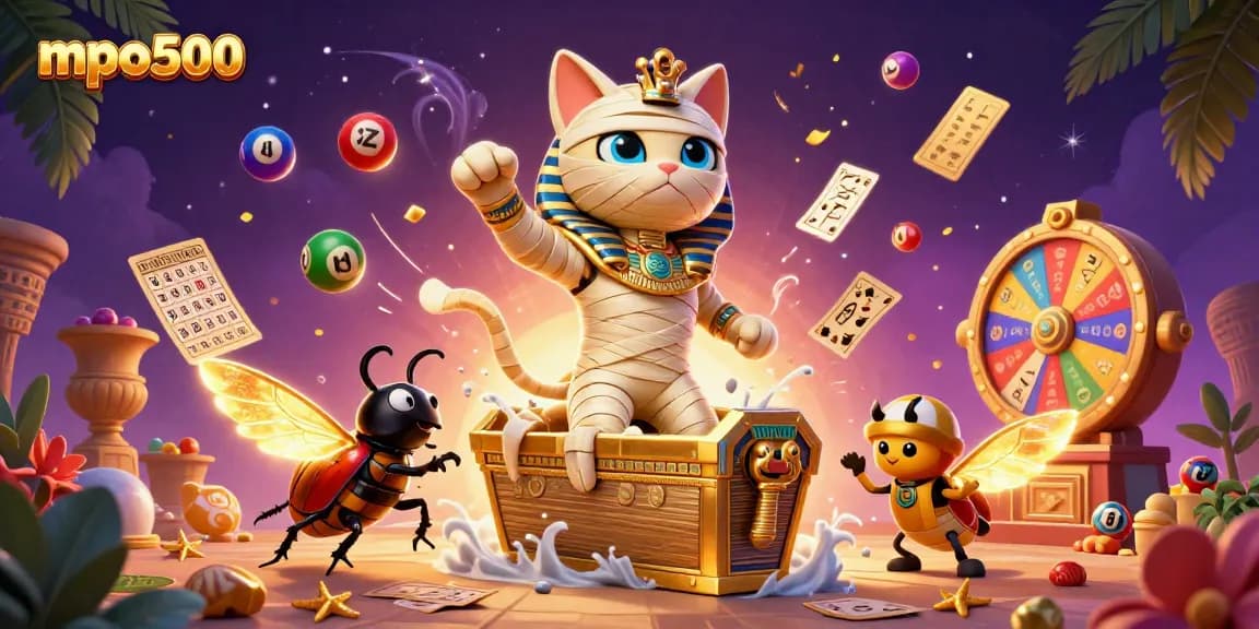 Play exciting games at mpo500 with vibrant 3D characters and thrilling lottery elements.