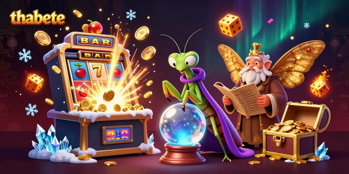 Experience the magic at THABET, where vibrant slots and lucky symbols fill your screen.