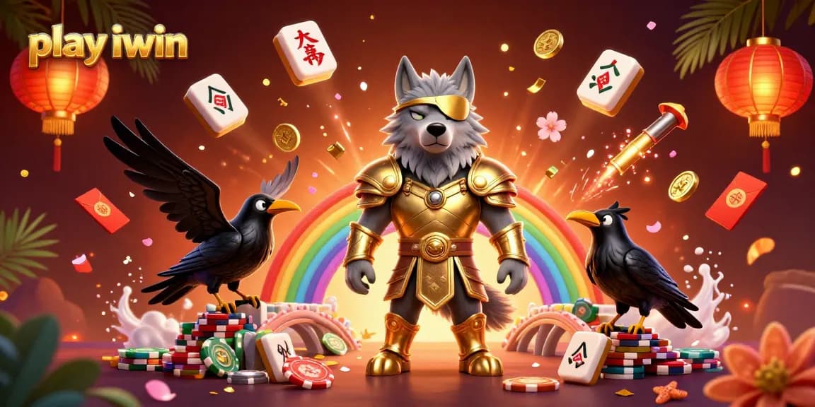 Engage with the vibrant play iwin world of fun, featuring Odin and ravens amidst casino magic.