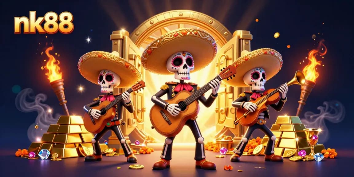 Experience thrilling moments at nk88 with vibrant mariachi characters and treasure elements.