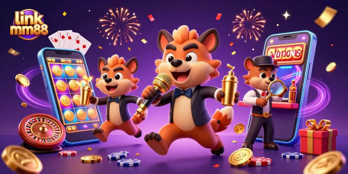 Engage with link mm88's vibrant casino energy featuring hyenas in interactive roles.
