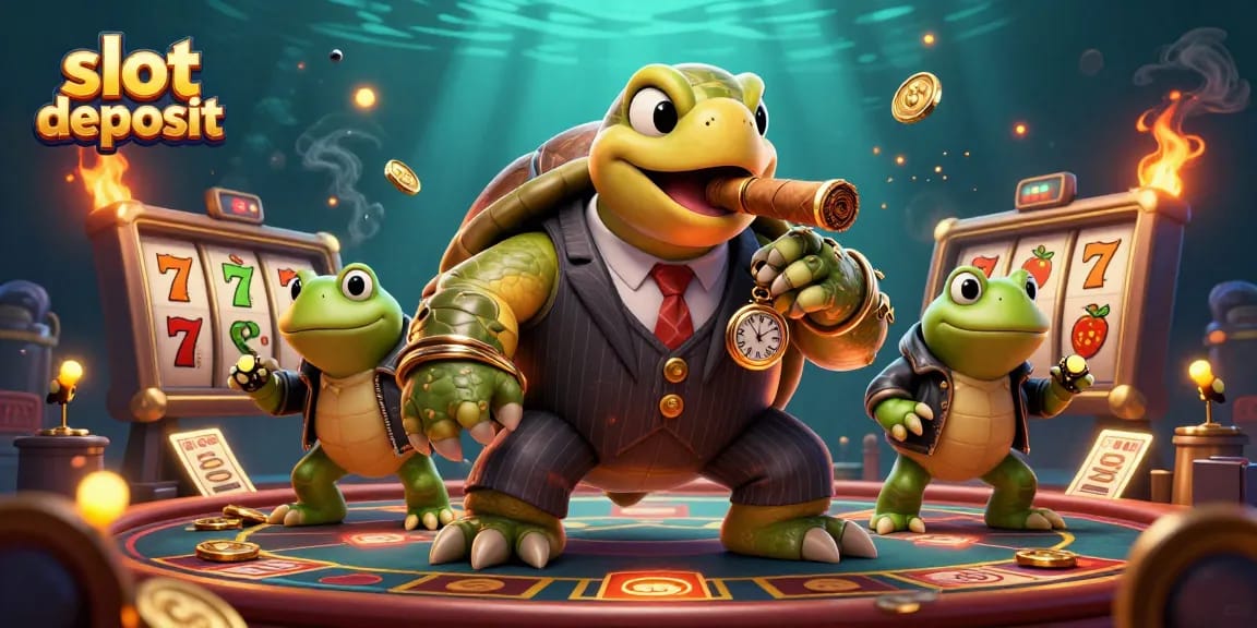 Slot deposit memberikan pengalaman bermain dengan simbol slot dan suasana kasino yang meriah.
