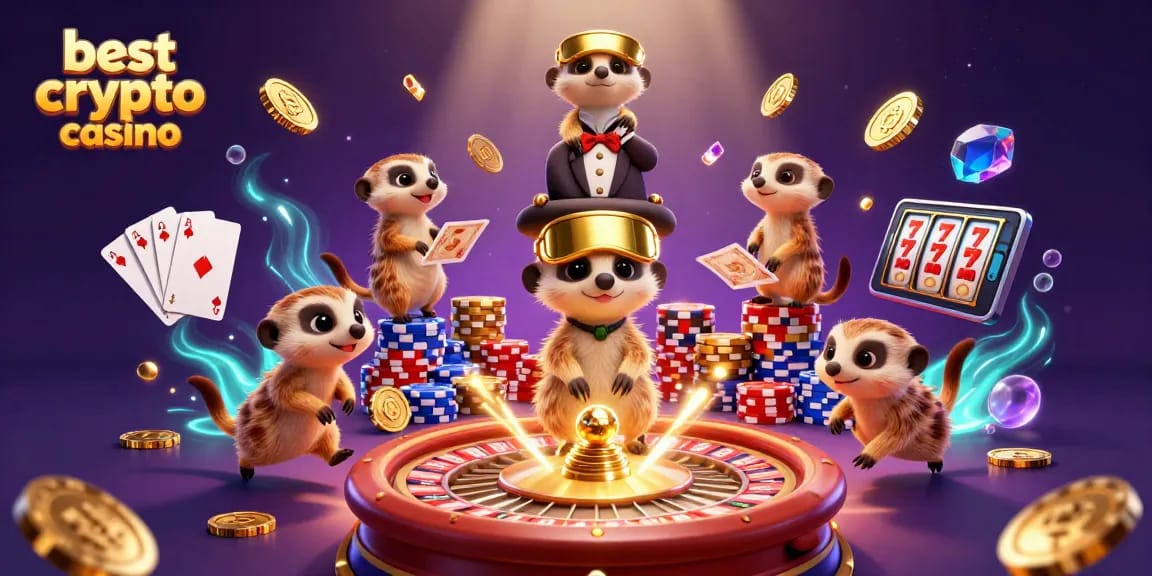 ¡Gana en el mejor casino cripto con los divertidos suricatos en acción!