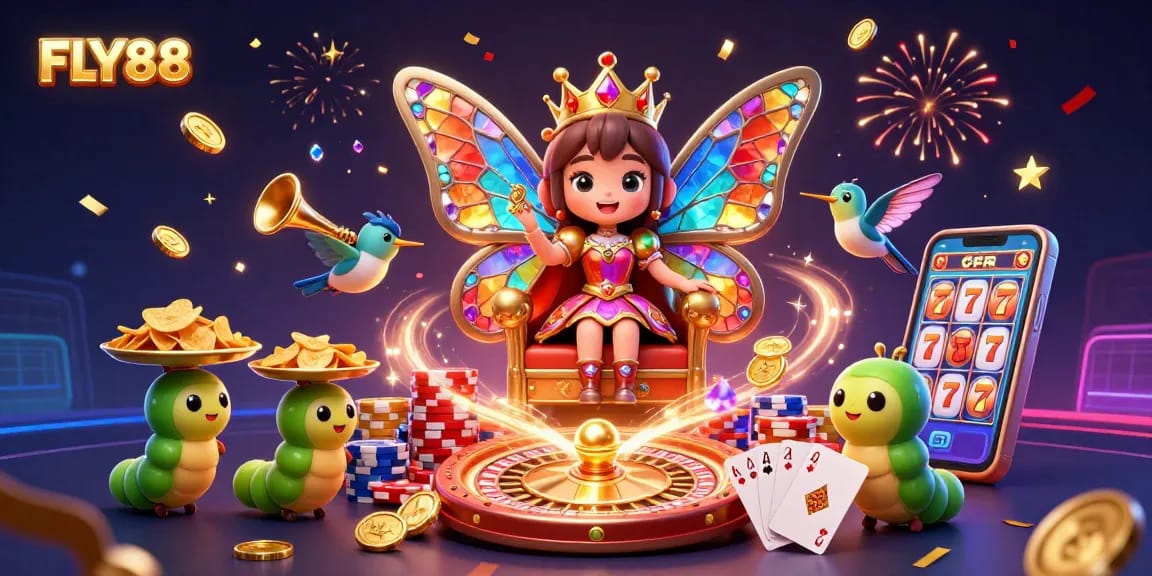 Experience thrilling games at FLY88, with captivating characters and dynamic casino elements.