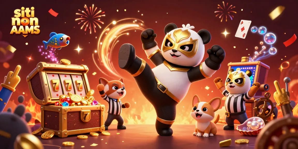 Il panda lottatore coinvolge gli spettatori nei migliori siti non AAMS con slot machine ricche di premi