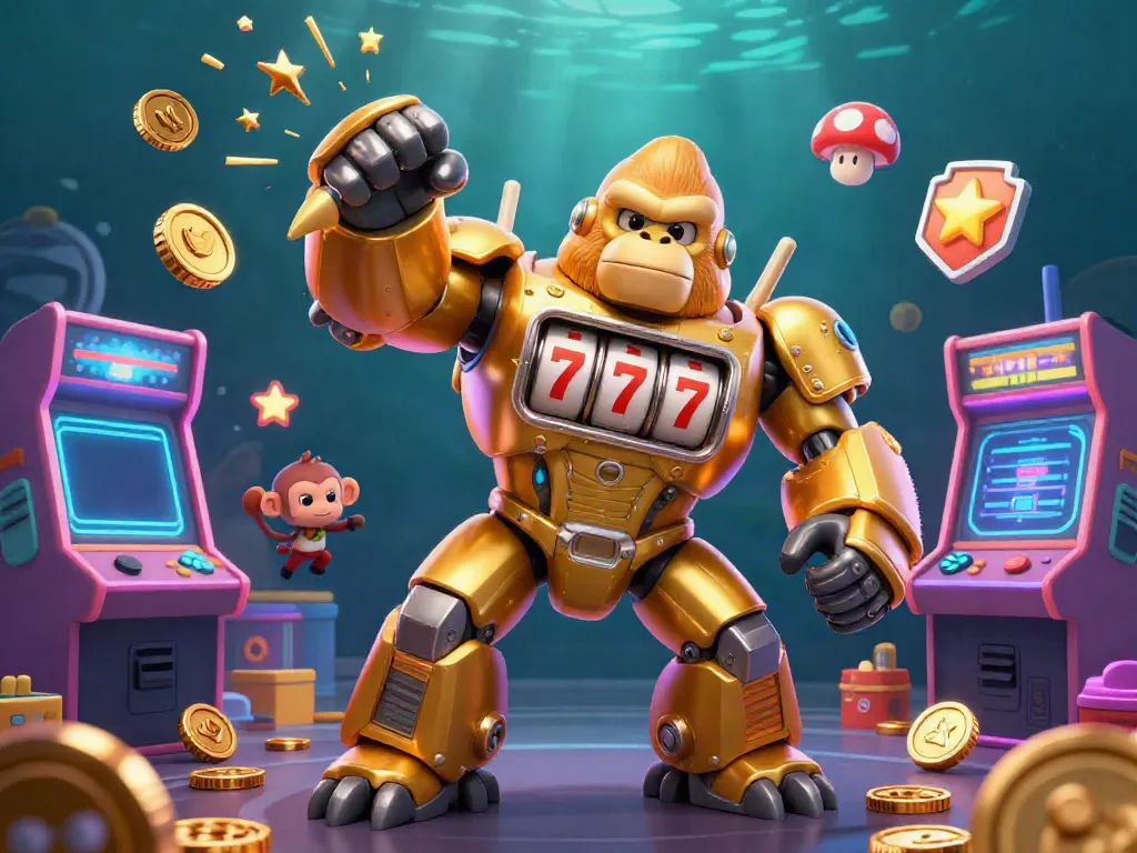 Witness the thrilling action of sunwin20b in a vibrant 3D casino adventure scene.