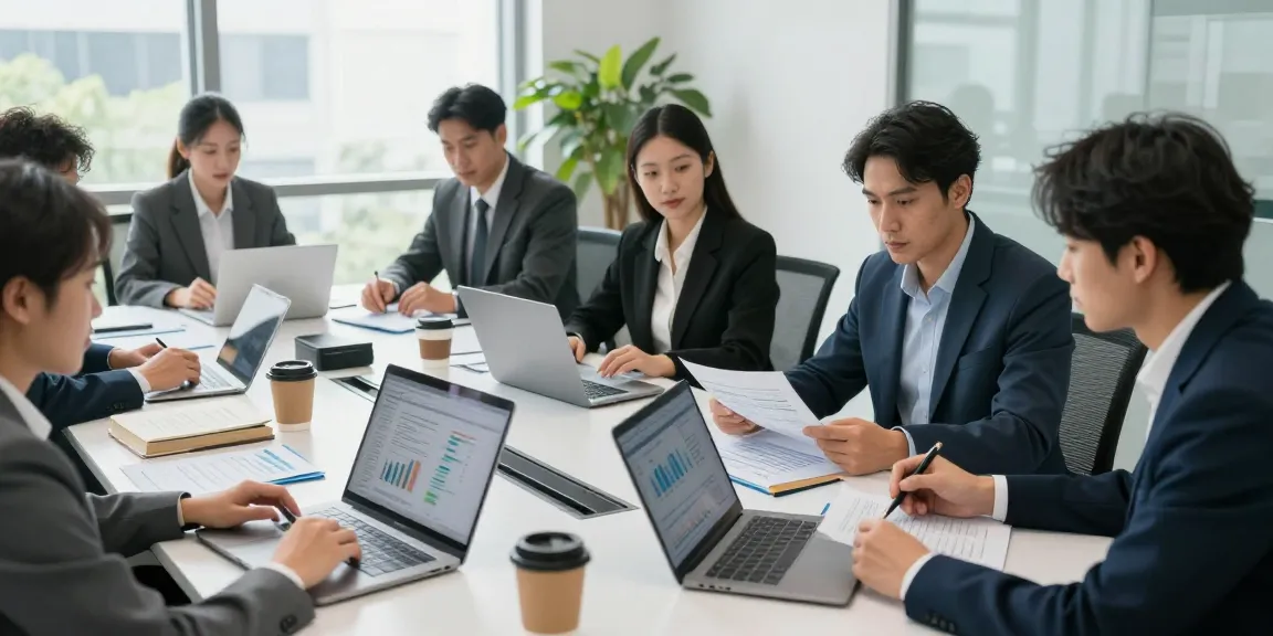 Team collaborating on Corporate Tax Return Filing in a modern office.