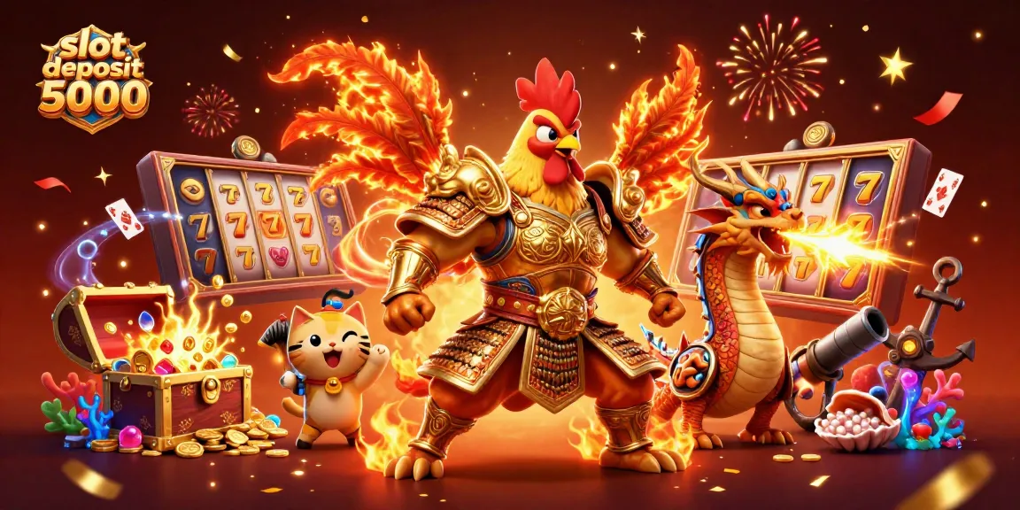 Menangkan hadiah besar dari slot deposit 5000 dengan petualangan seru bersama karakter unik.