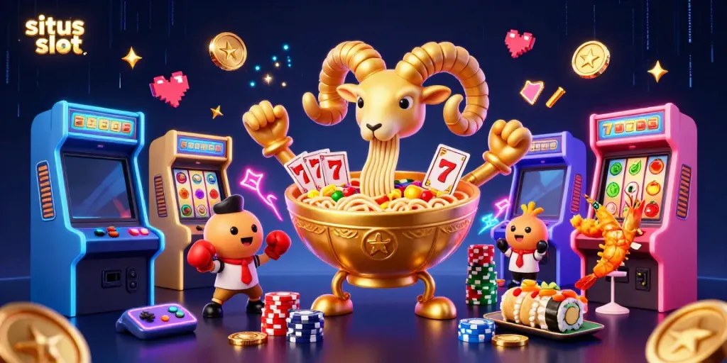 Menyajikan situs slot yang menarik dengan karakter ramen, gyoza, dan dealer sushi di dunia permainan digital.