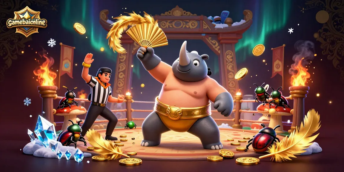 Join the excitement at gamebaiionline as the beetle champion stomps coins and wins!