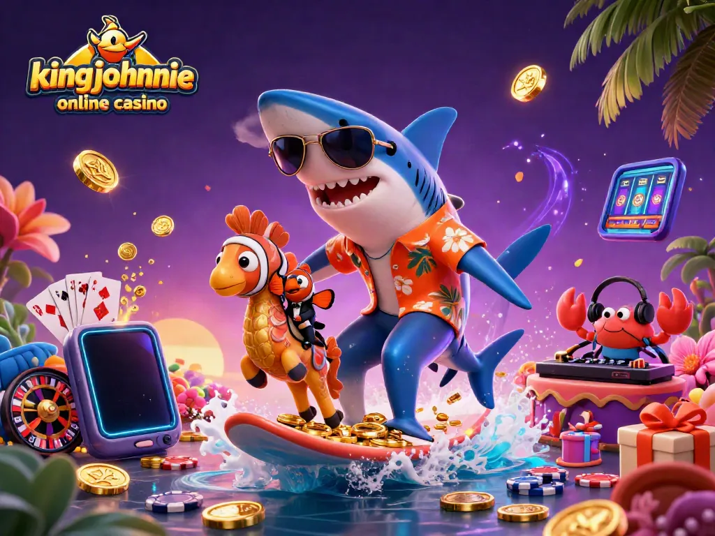Experience thrilling gaming action at kingjohnnie online casino with a wild underwater scene.