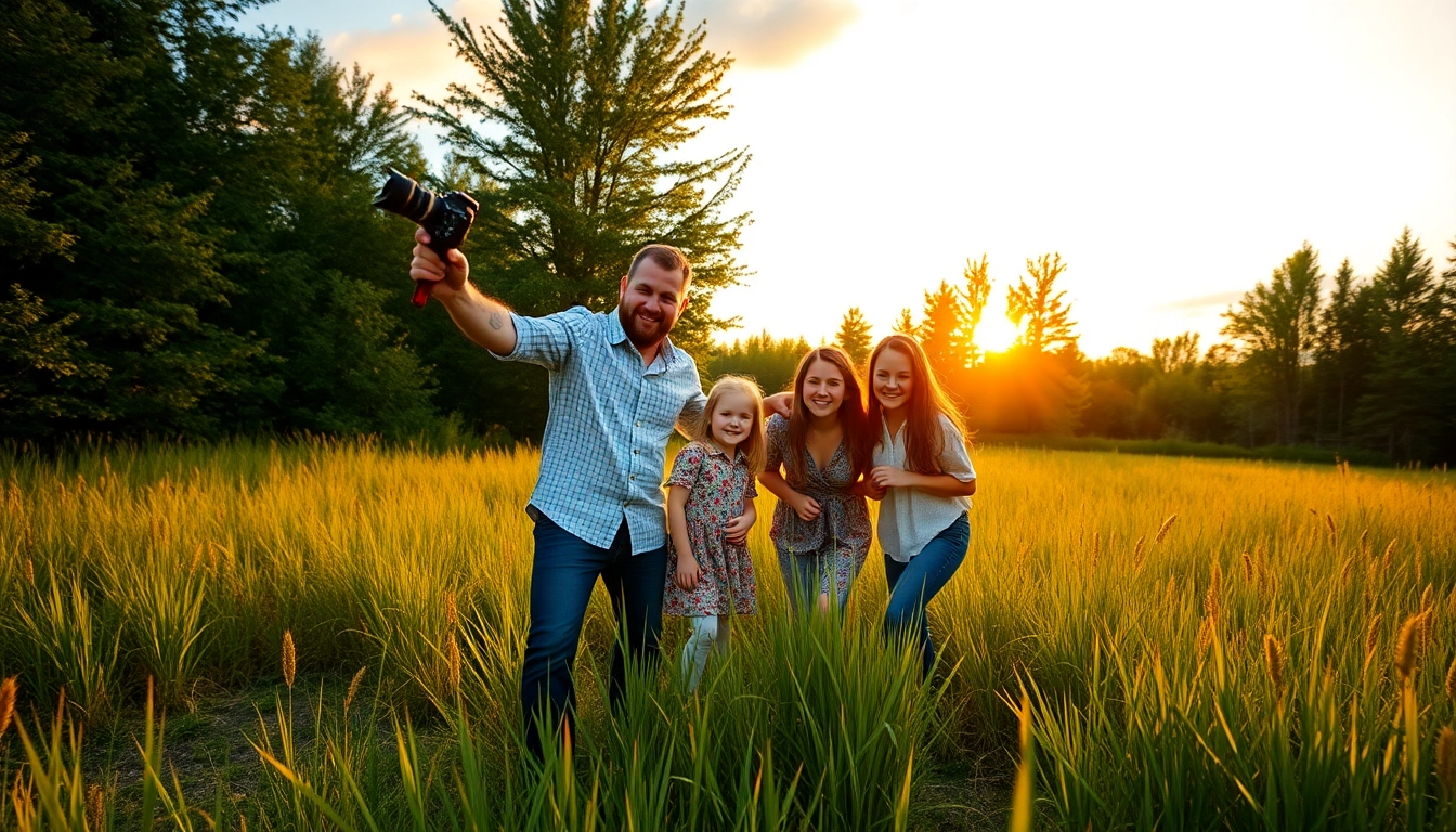 Capture a family portrait with a photography company edmonton amidst beautiful greenery.