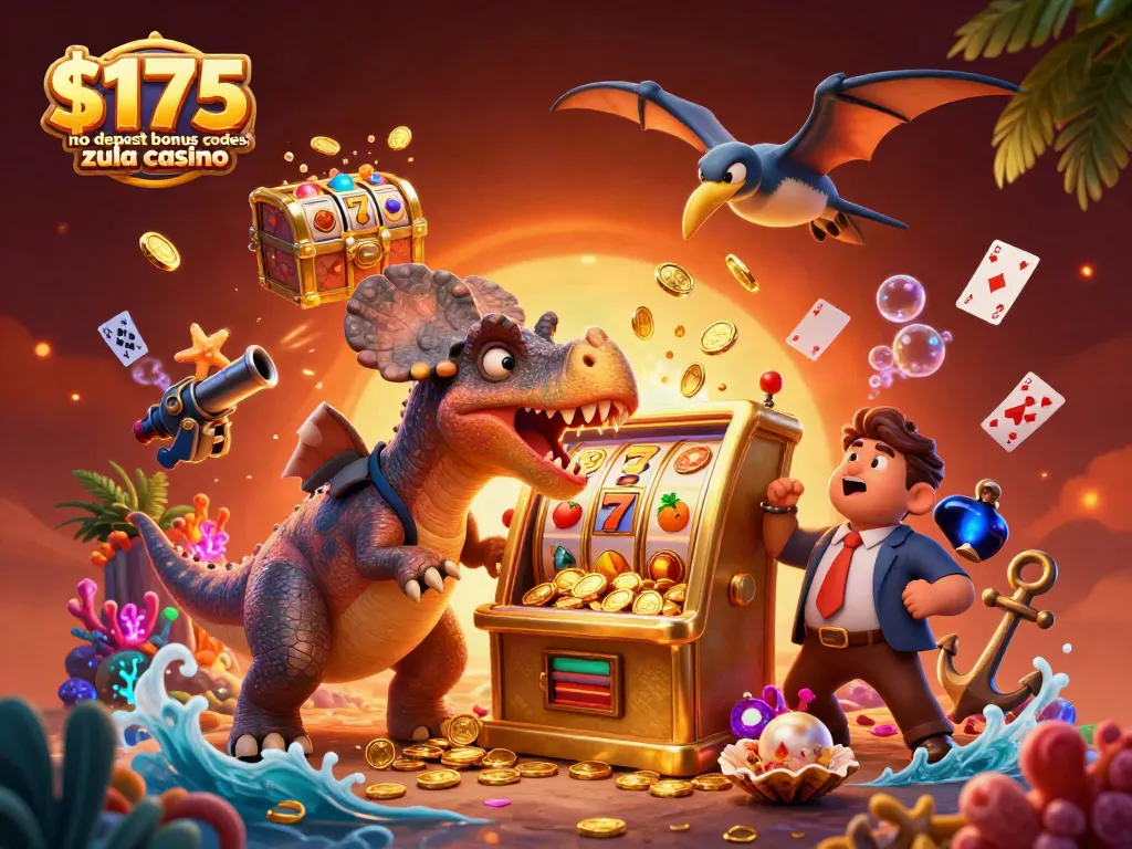 $175 no deposit bonus codes zula casino jackpot experience with colorful coins and dynamic creatures