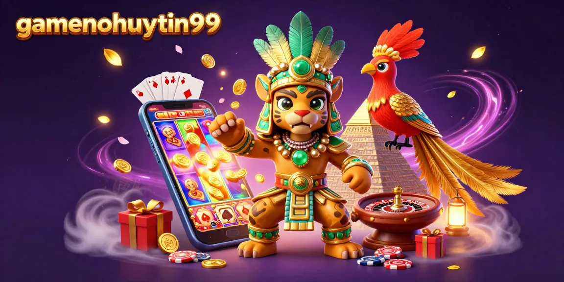 Experience the thrill of gamenohuuytin99 with an ultra-detailed 3D casino scene full of excitement.
