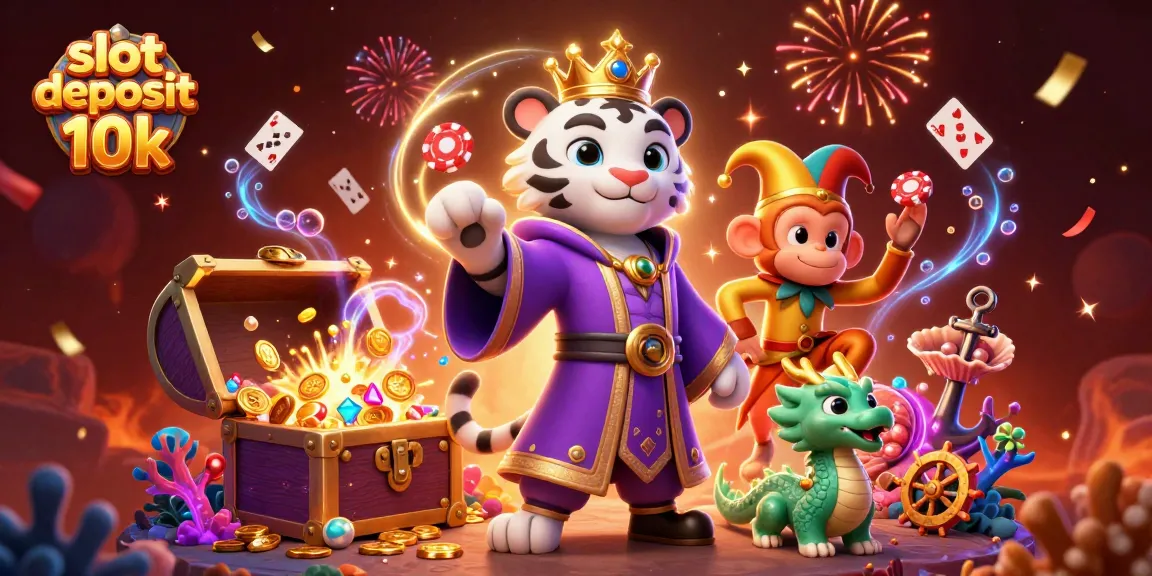 Slot deposit 10k menyediakan pengalaman bermain seru dengan efek permainan dan karakter menarik.