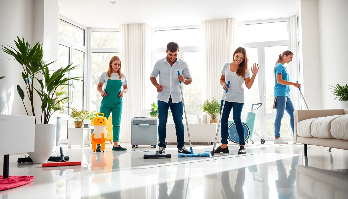 Bond cleaning Logan service highlights professional cleaners in action, ensuring a spotless home.