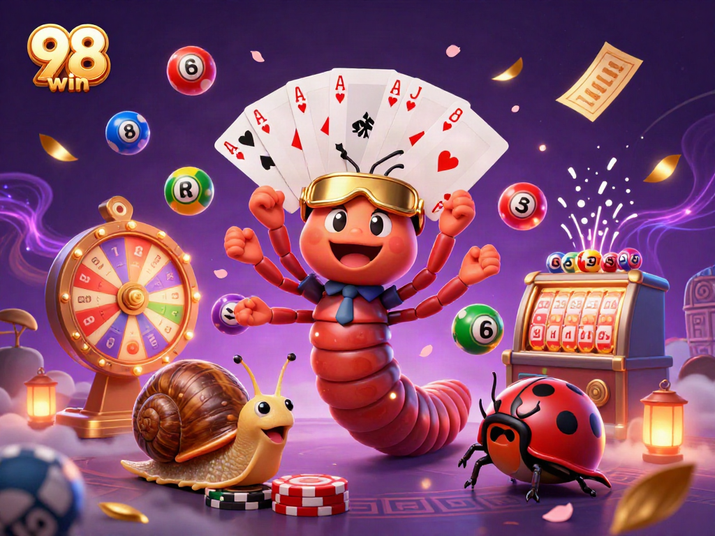 Experience the thrill of gambling at 98 win with exciting characters and dynamic lottery elements.