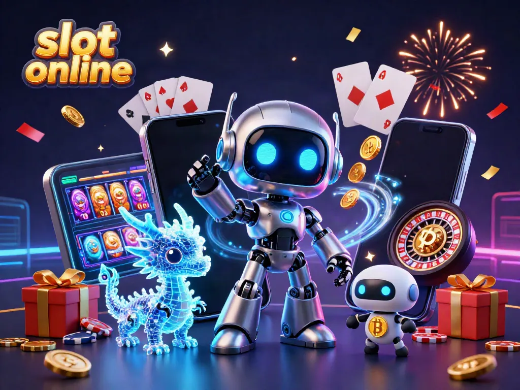 Mainkan slot online dengan grafis menakjubkan dan simbol keberuntungan dalam ilustrasi 3D