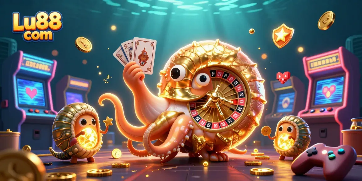 Experience the thrilling gameplay at Lu88 com with vibrant casino elements and characters.