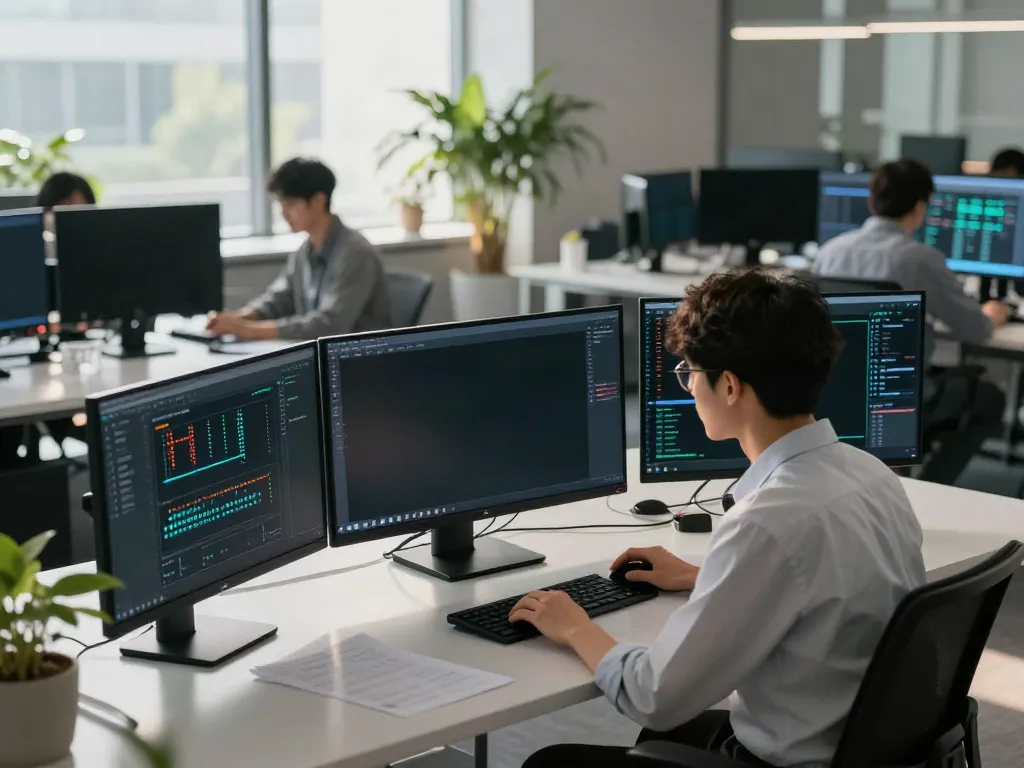 AI infrastructure workspace showcasing GPU computing performance metrics for AI token processing.