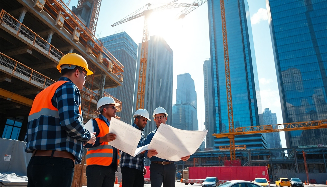 Showcase of New York City Commercial General Contractor project with construction team in action.