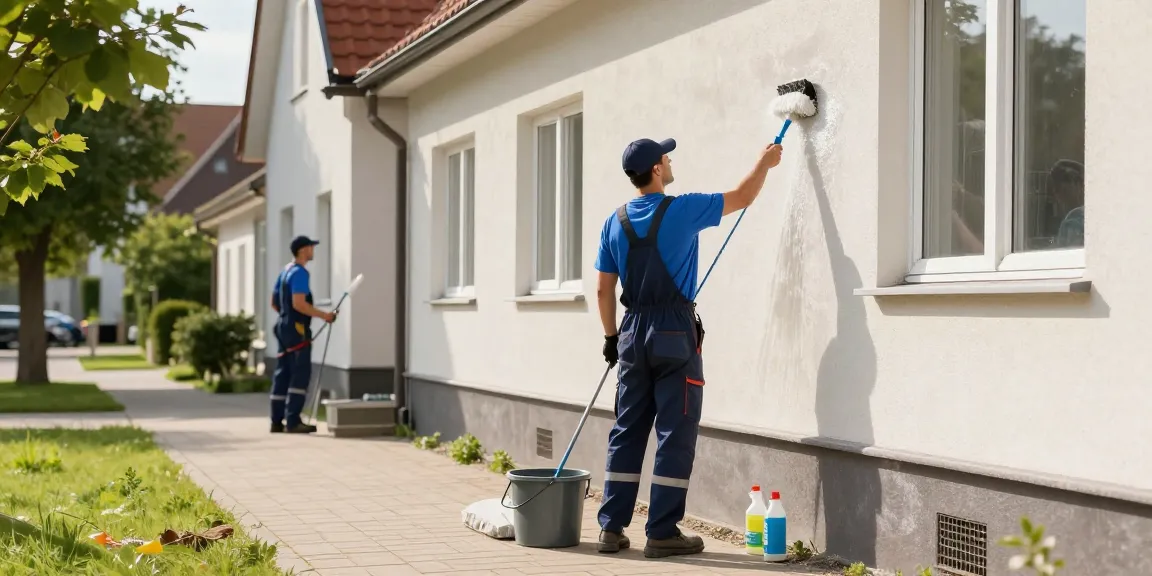 Reinigung Neukirchen: Professionelle Fassadenreinigung in Neukirchen mit umweltschonenden Mitteln.