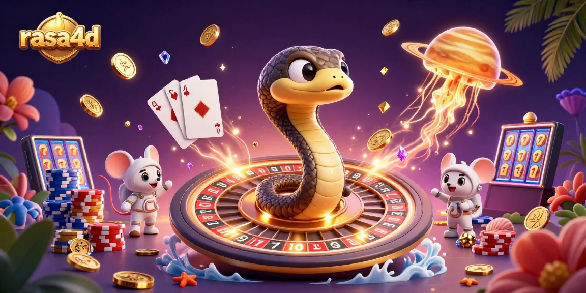 Menangkan taruhan di roda roulette bersama rasa4d dengan visual luar biasa dari karakter dan elemen kasino.