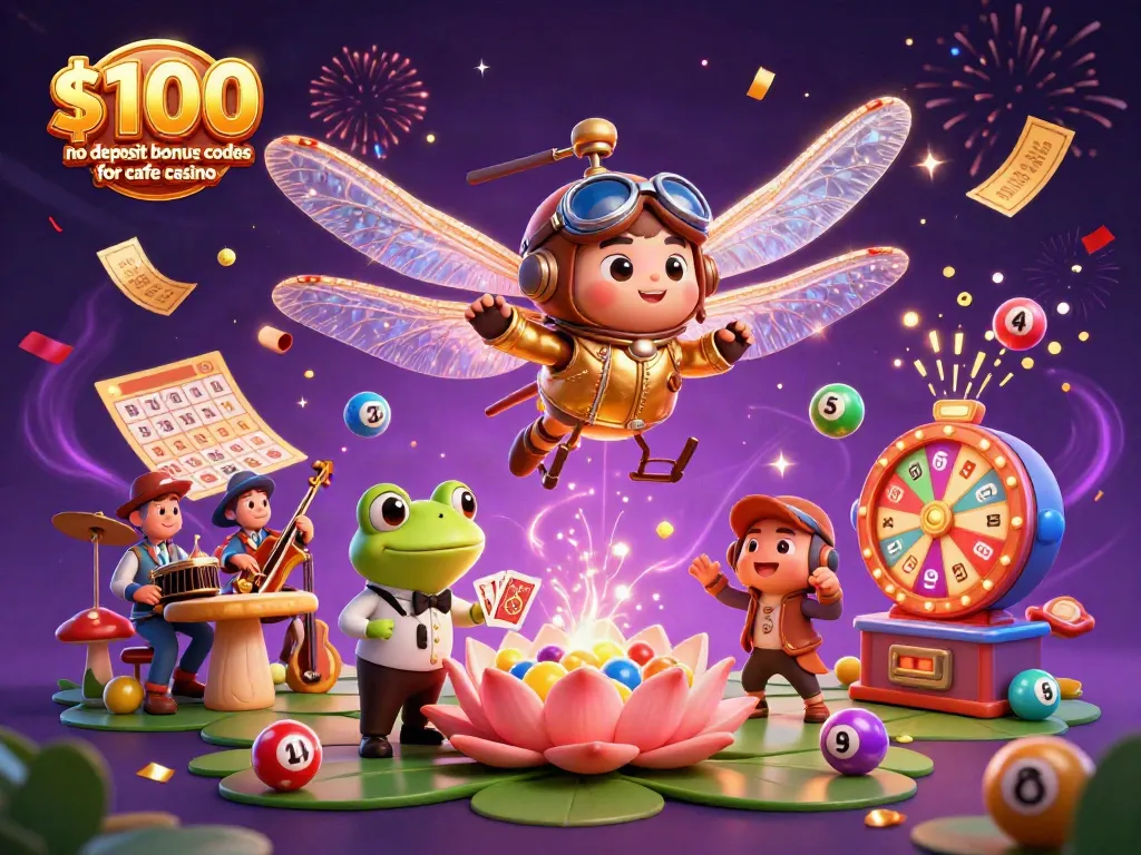 $100 no deposit bonus codes for cafe casino brings thrilling gaming experiences to life amidst vibrant casino scenes.