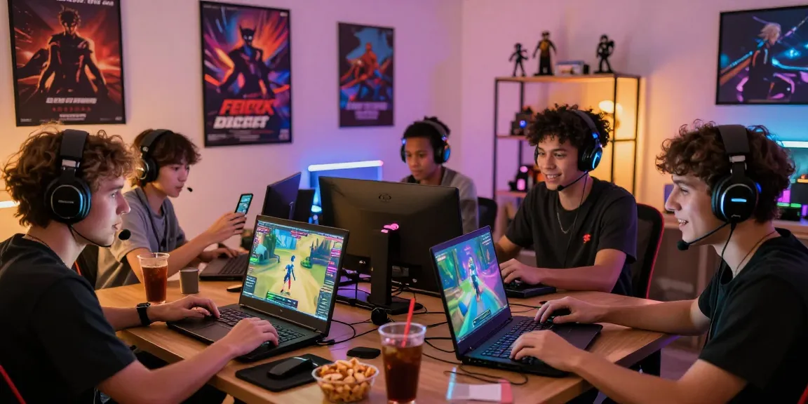 Gamers immersed in multiplayer action using mantra88 platform for online gaming.