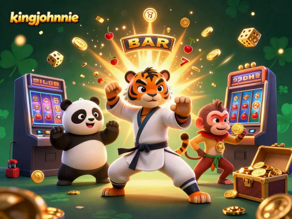 Experience thrilling jackpots at kingjohnnie casino with vibrant characters and dynamic gaming elements.