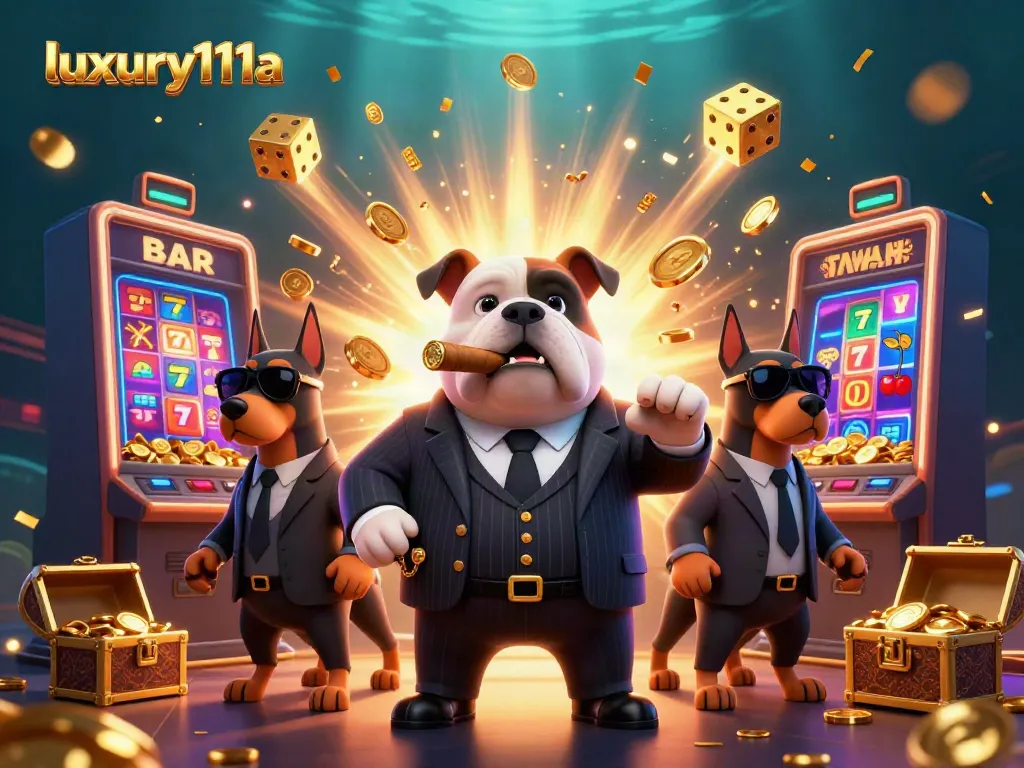 Engage with luxury111a's thrilling casino adventure with characters and vibrant gaming elements.