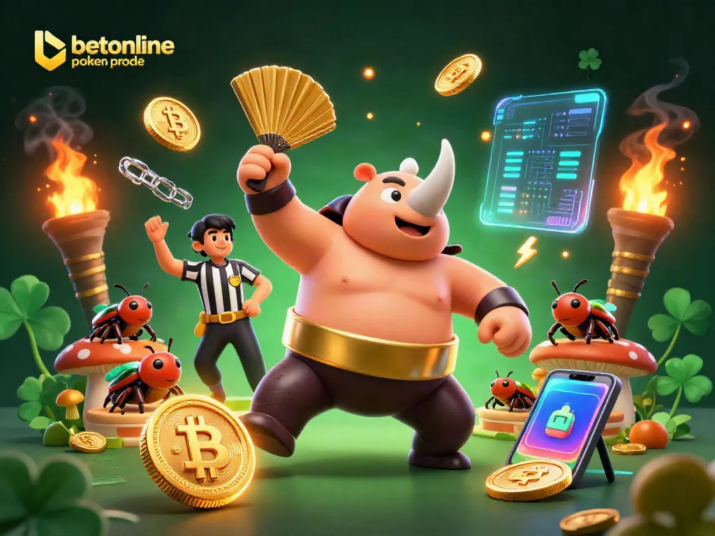 Claim winning poker bonuses with the betonline poker promo code in this vibrant 3D casino illustration.