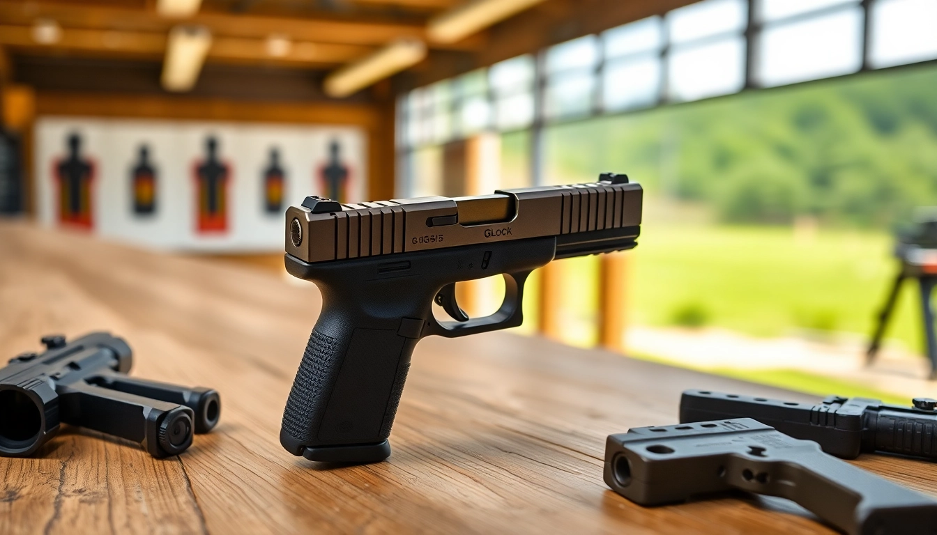 Showcasing the glock 26 gen 5 mos slide with added tactical accessories for a detailed view.