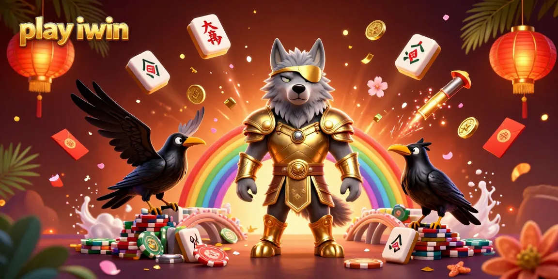 Engage with the vibrant play iwin world of fun, featuring Odin and ravens amidst casino magic.