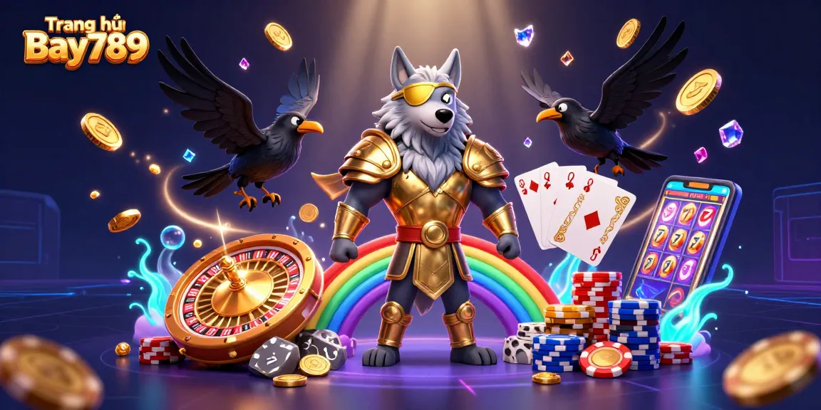 Engage with the captivating world of Trang chủ Bay789 featuring 3D Norse characters amidst dynamic casino elements and excitement.