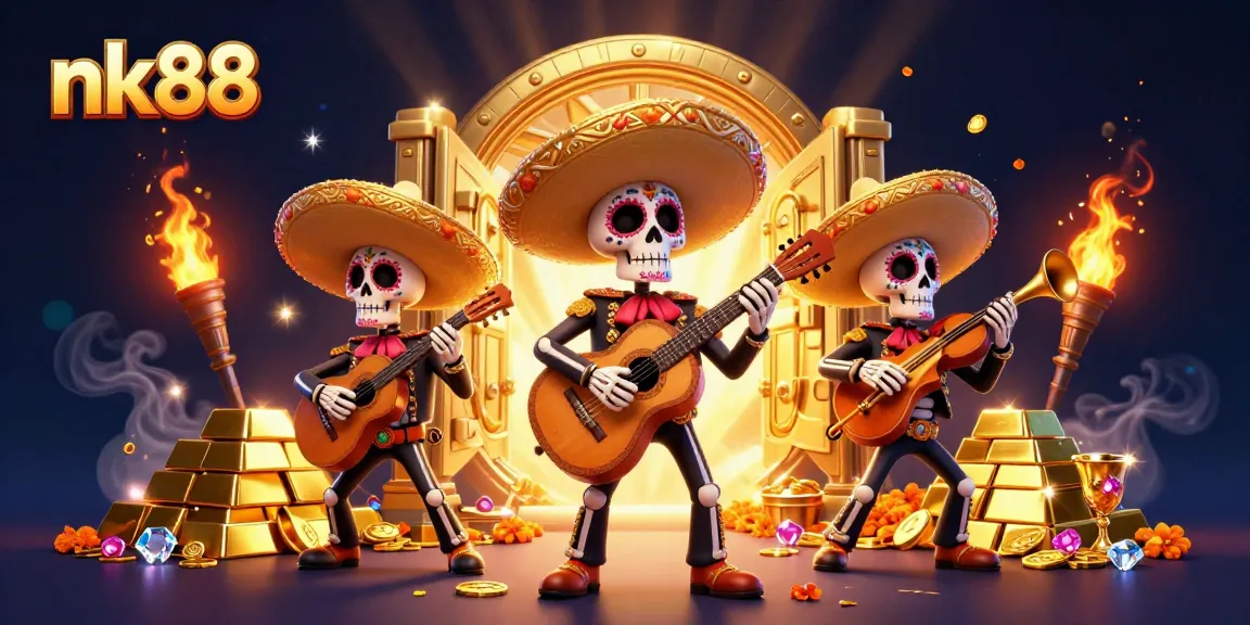 Experience thrilling moments at nk88 with vibrant mariachi characters and treasure elements.
