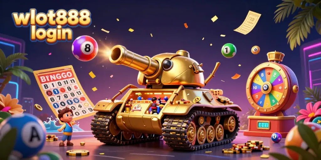 Fasilitasi akses gaming menggunakan wslot888 login dengan ilustrasi kasino mini yang dinamis.